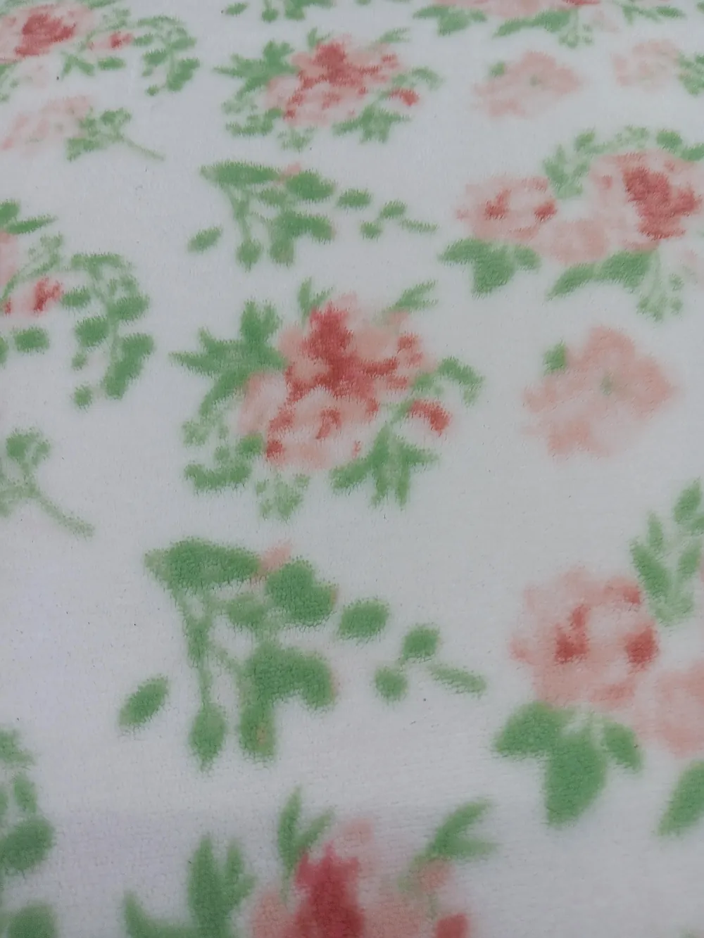 Roses and white Blanket