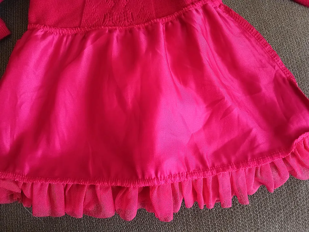 12 Mo. LS Red Knit Dress Cat & Jack 7 12 Mo. LS Red Knit Dress Cat & Jack