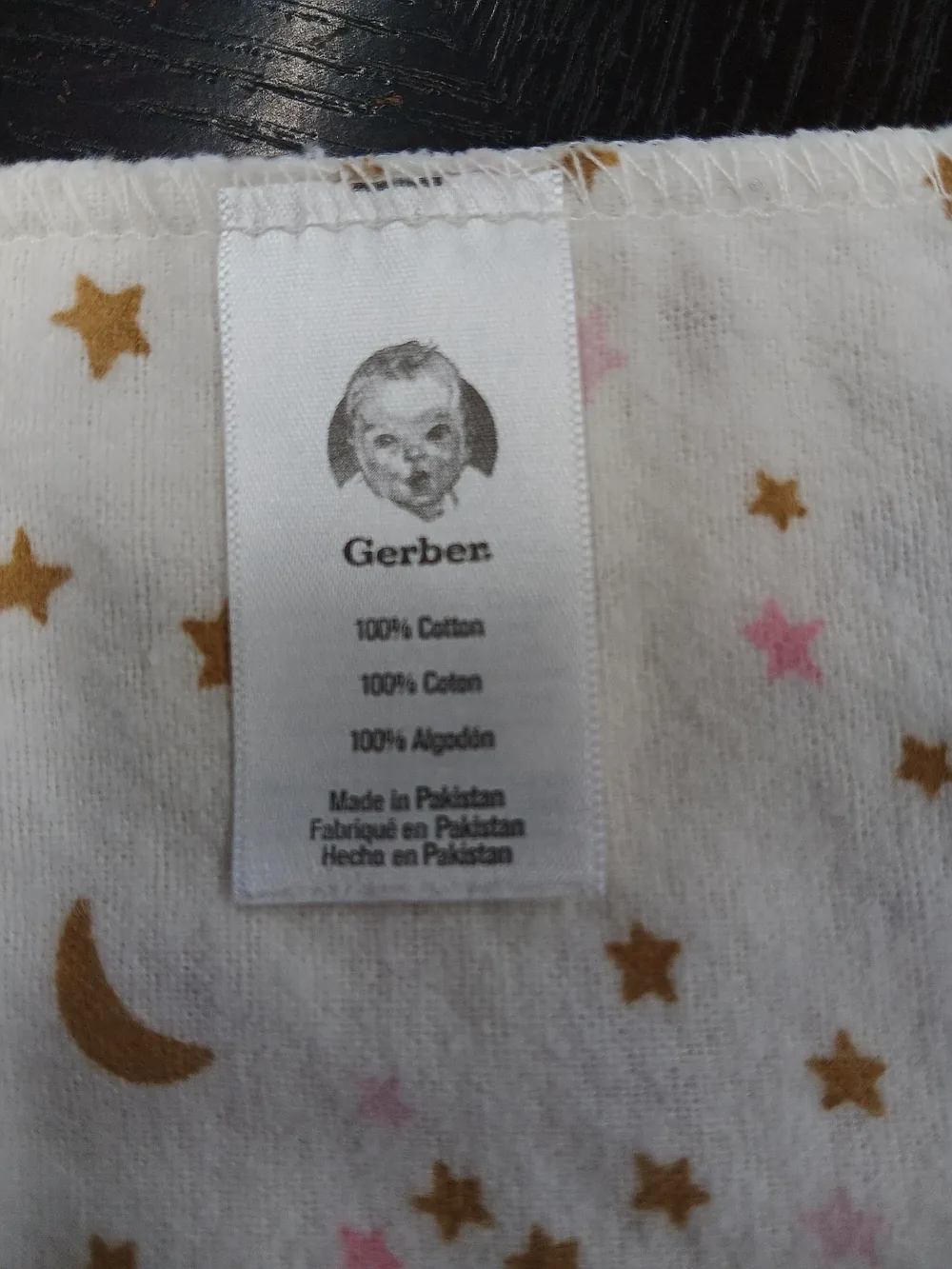 Stars and moon cloth diaper