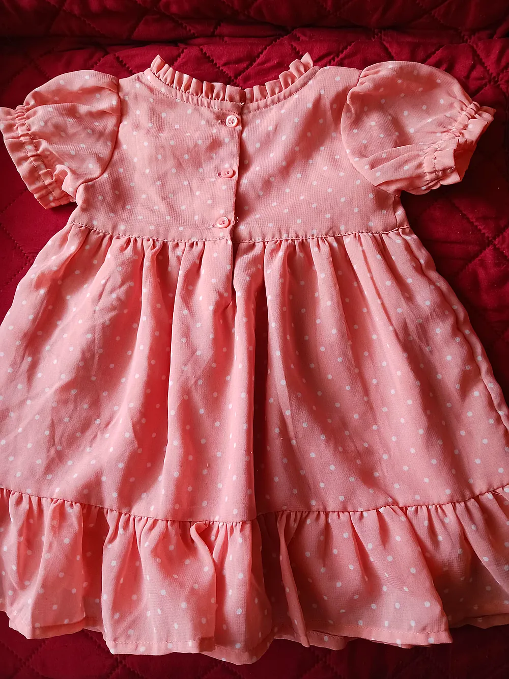 6-12 Mo Peach Dress