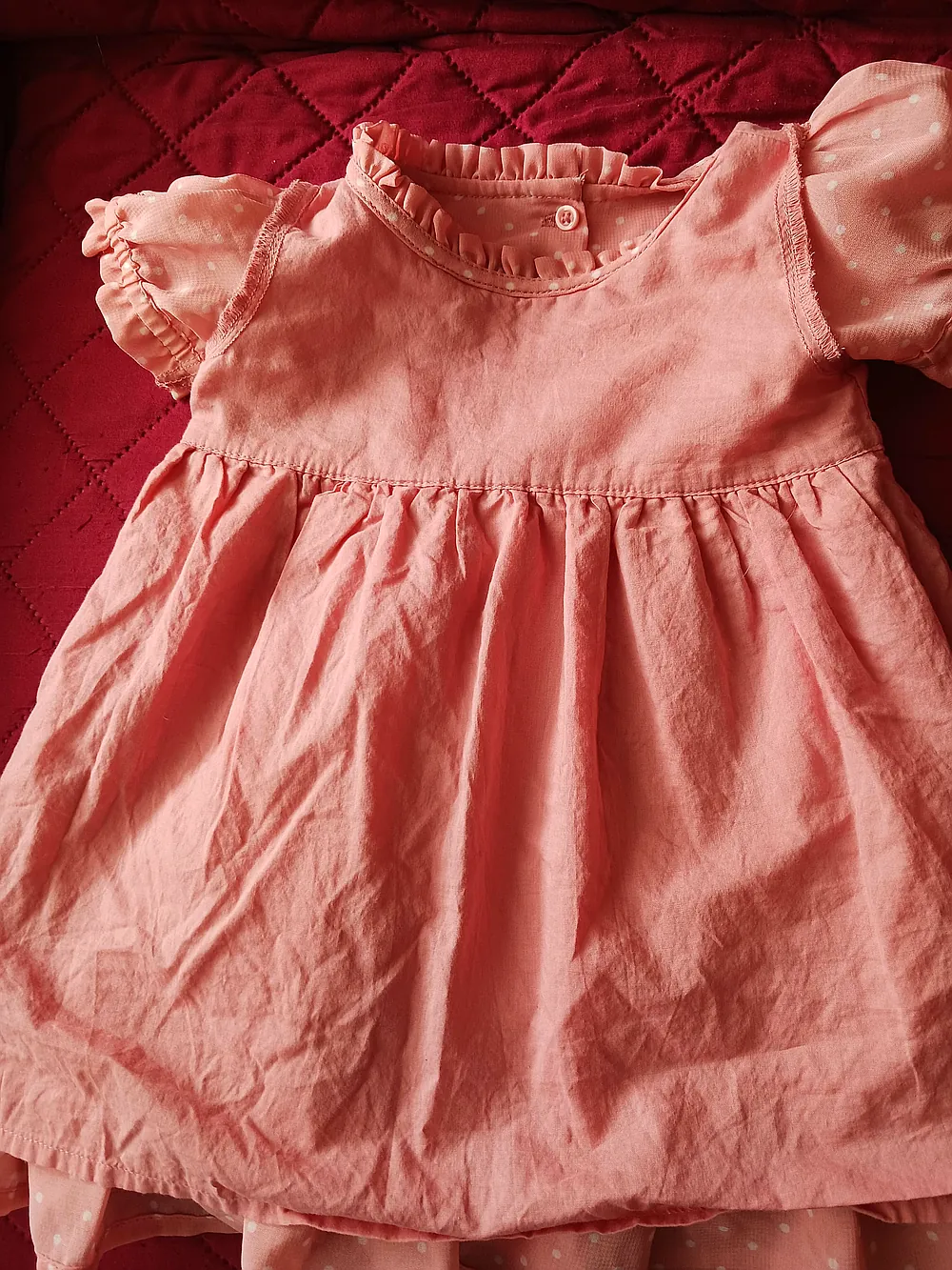 6-12 Mo Peach Dress