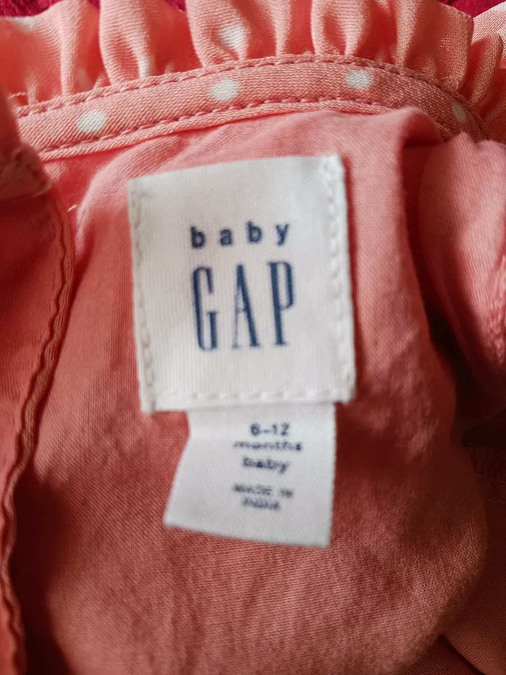 6-12 Mo Peach Dress