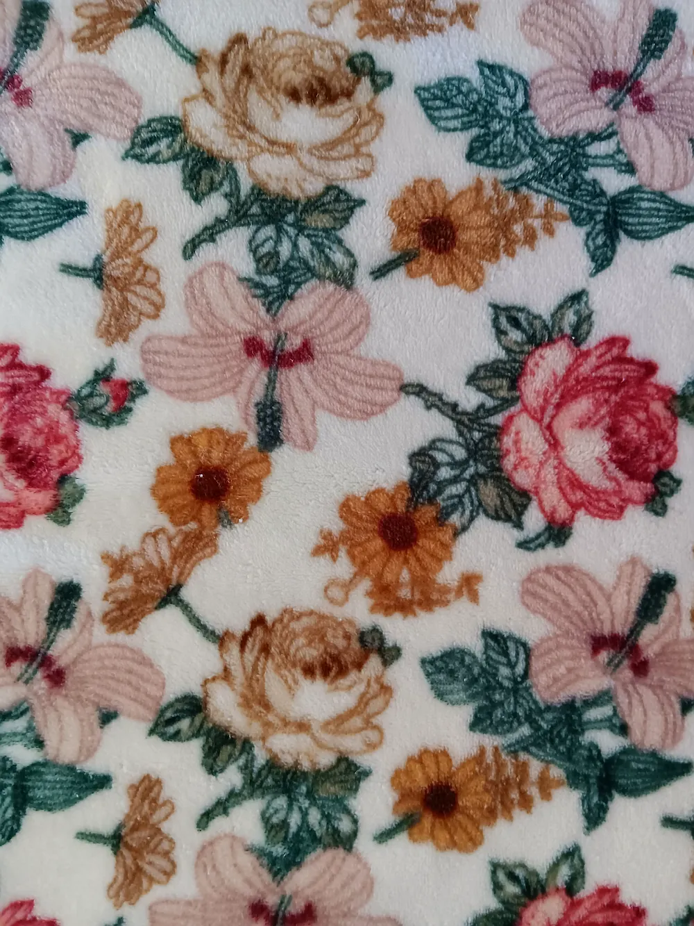 Plush Rose Blanket