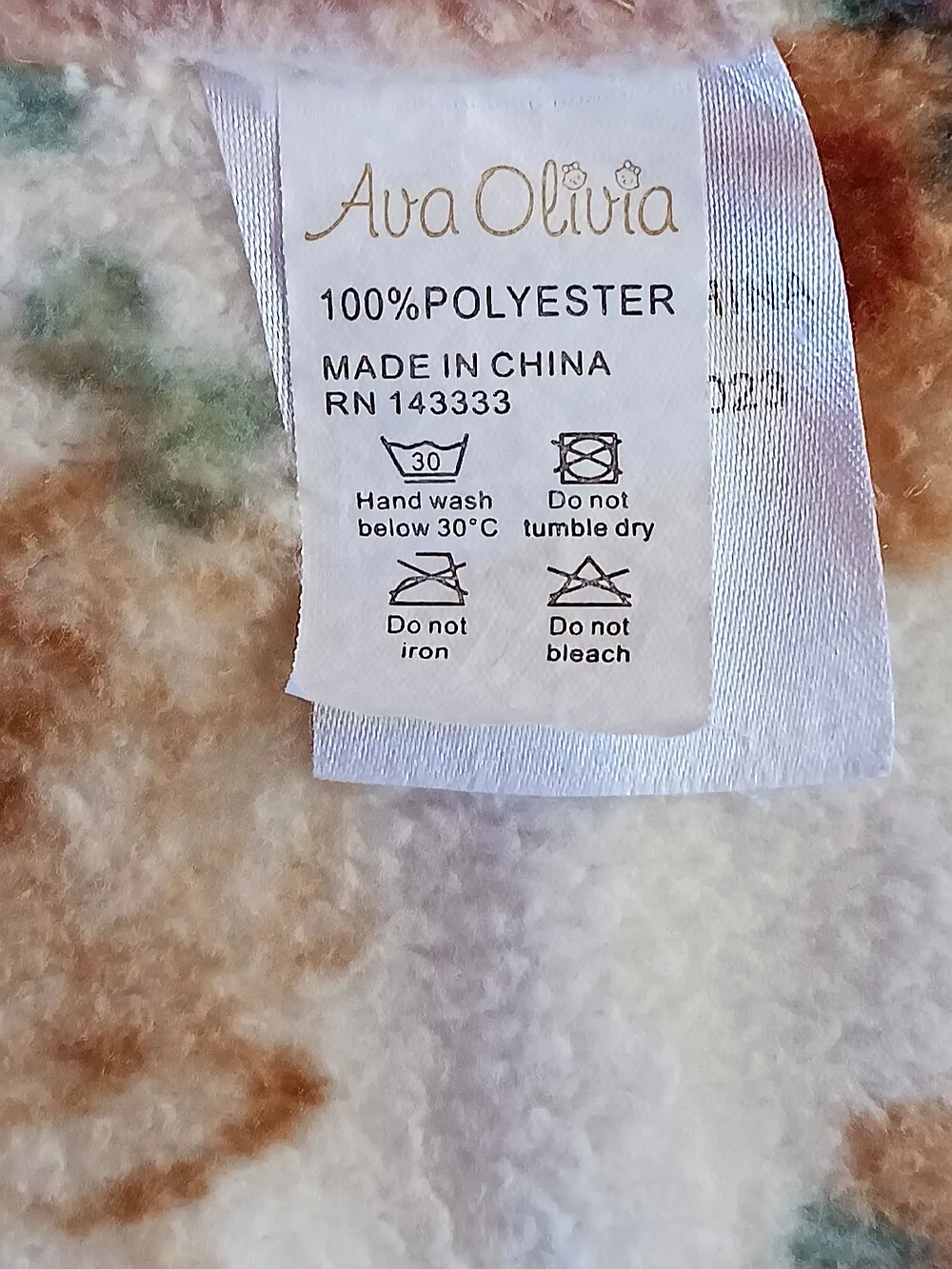 Plush Rose Blanket