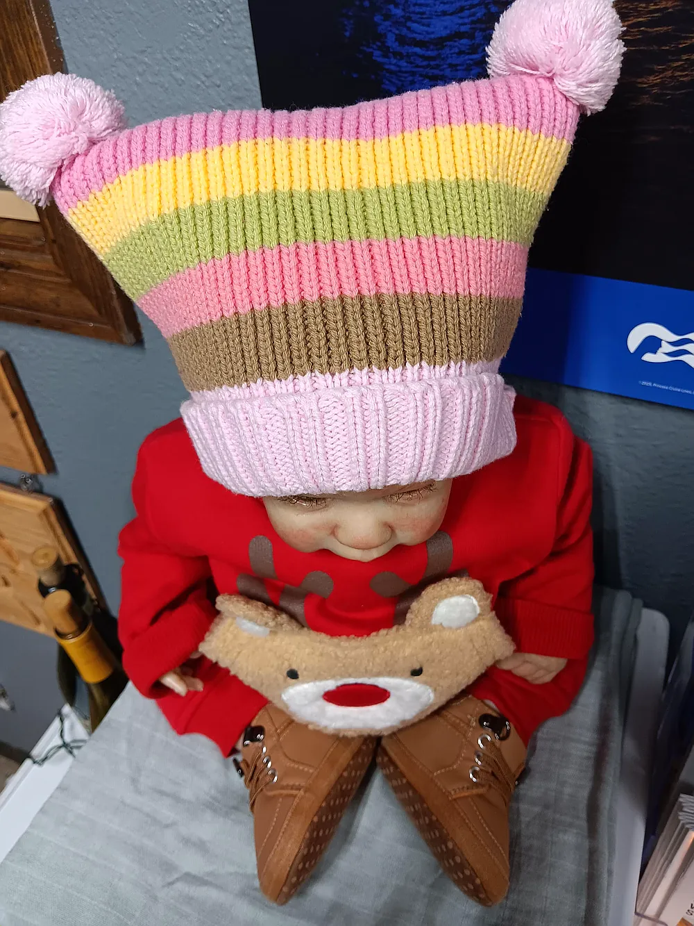 Pink Striped Hat