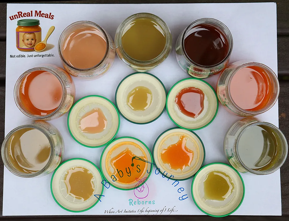 2 UnReal Meals Fake food jars