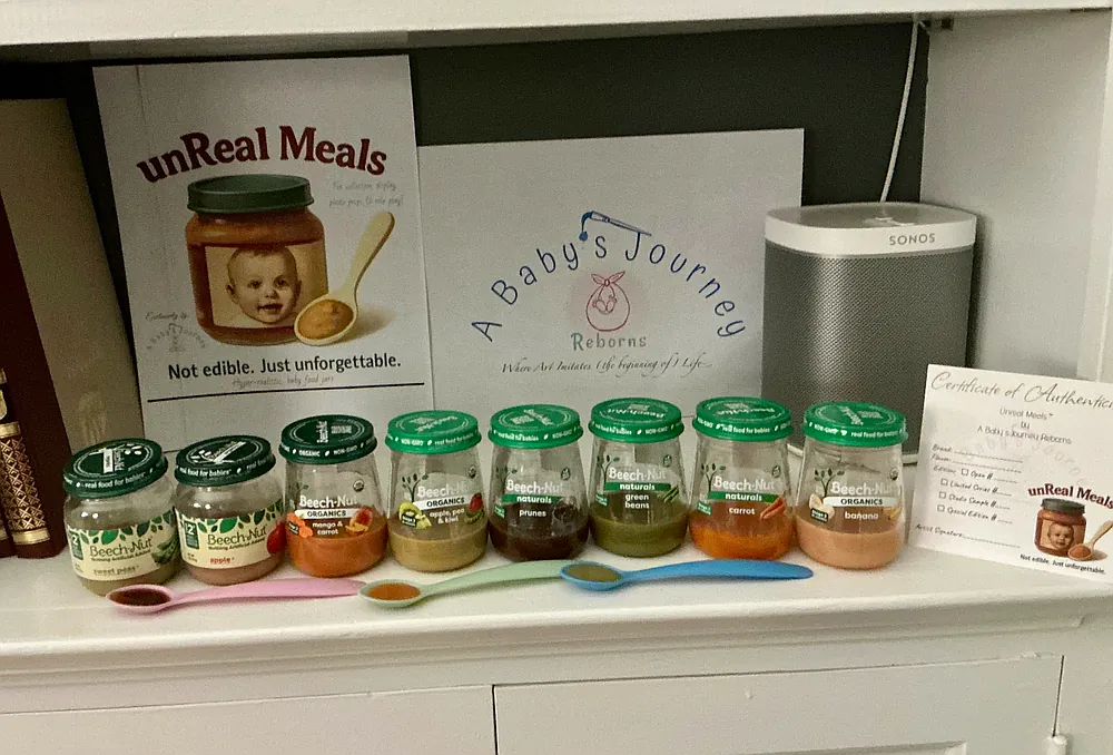 2 UnReal Meals Fake food jars