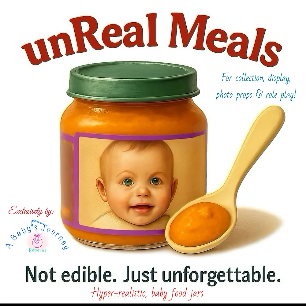2 UnReal Meals Fake food jars